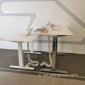 Bureau populaire trois étapes Corner Standing Desk Electric